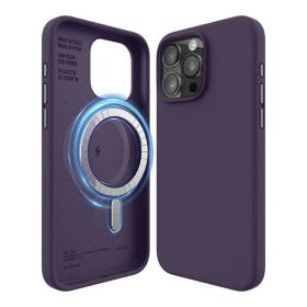 Elago для iPhone 15 Pro Max чехол Soft silicone (Liquid) Black