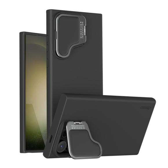 Nillkin для Samsung Galaxy S24 Ultra чехол CamShield Silky Prop Magnetic Silicone Elegant Black