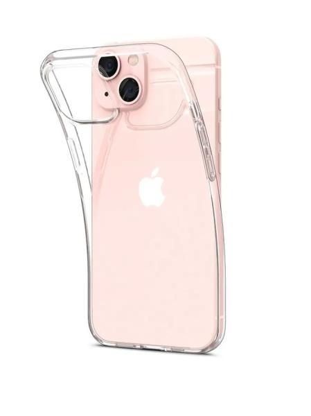 Чехол накладка Gurdini Clear HQ 914214 iPhone 13 Pro 6.1" плотный силикон 1,8 мм с гранями прозрачный