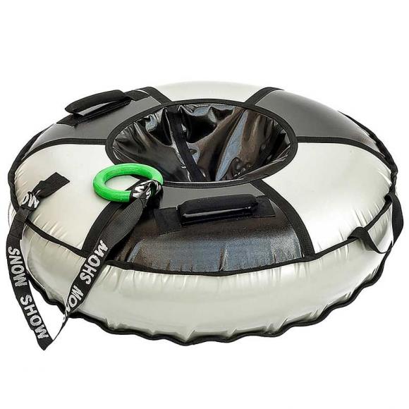 Тюбинг Snow Show "Элит" 105 см черный/серебро