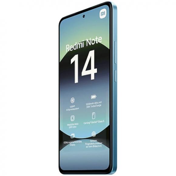 Смартфон Xiaomi Redmi Note 14 4G 6/128Gb Ocean Blue